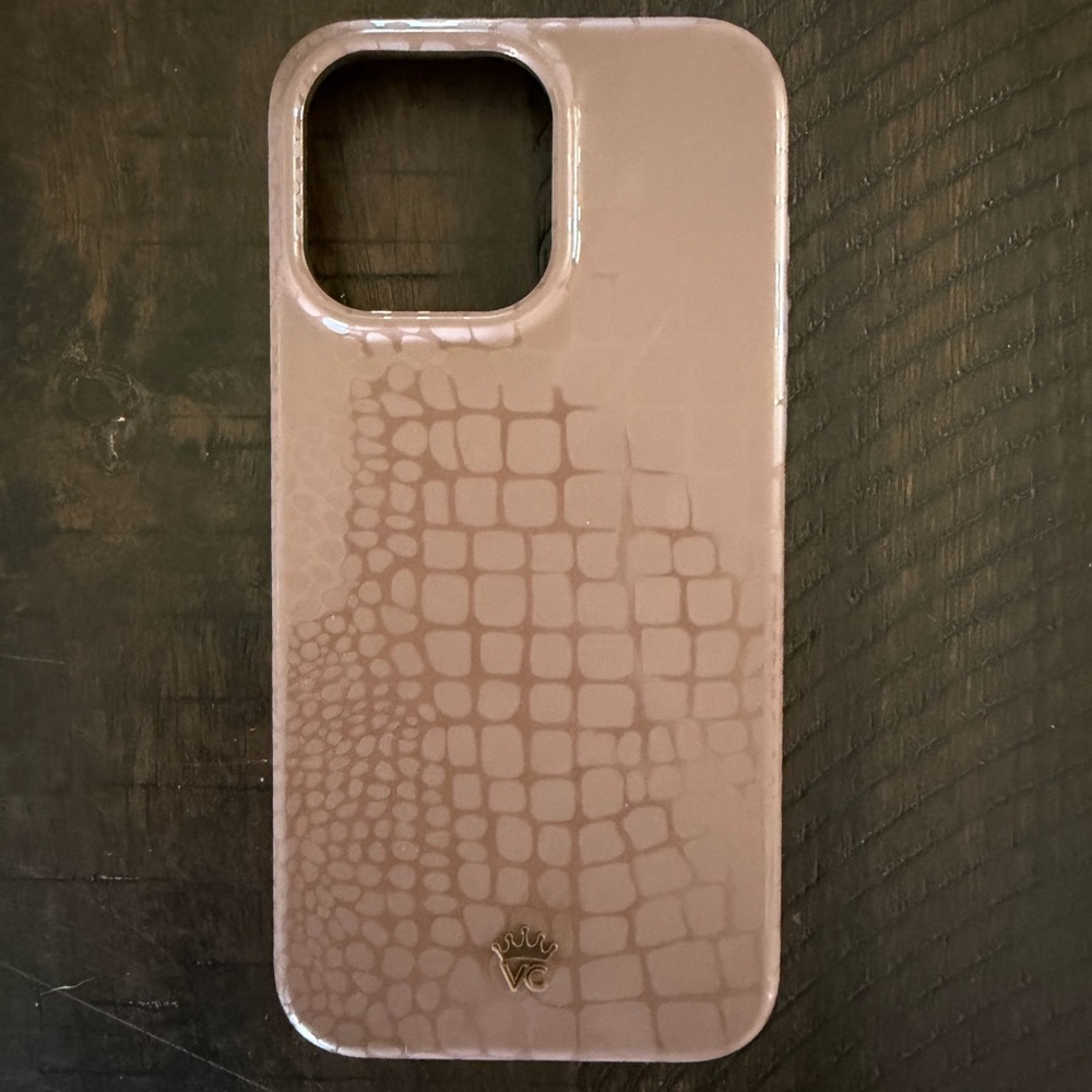 Velvet Caviar Tan Crocodile Phone Case